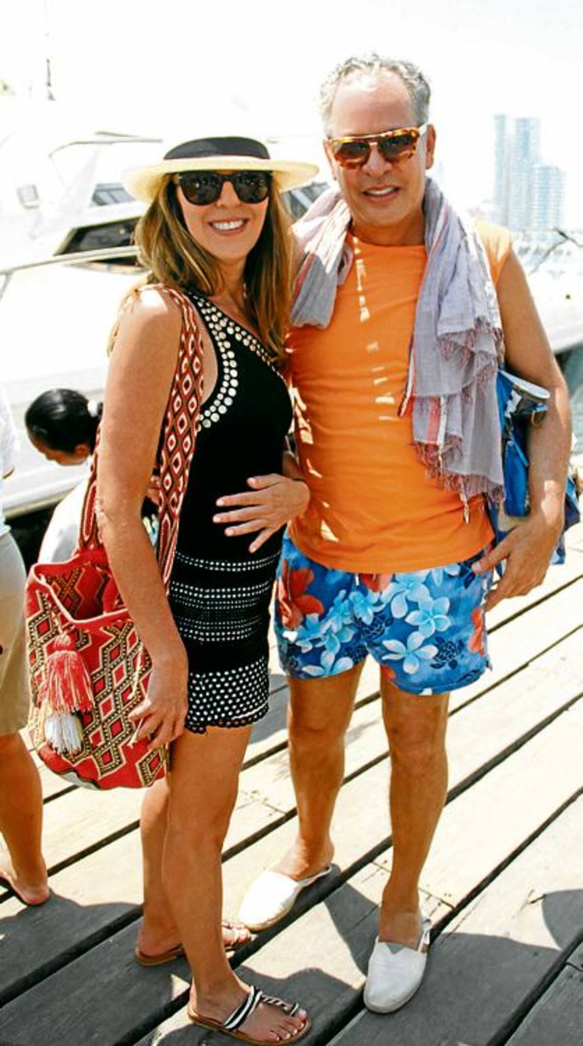 Lina García y Hernán Zajar. Kailline Giraldo/El Universal/