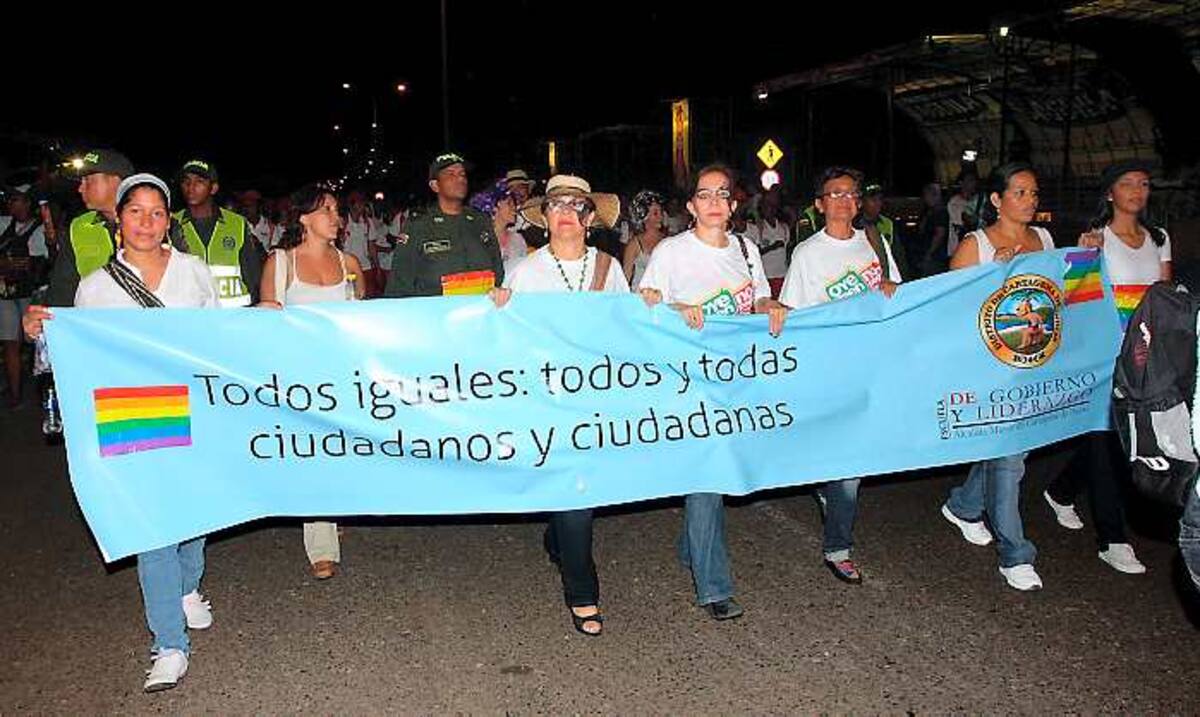 “Todos somos familia” es la consigna de la marcha de diversidad sexual que celebrará mañana en Cartagena. ARCHIVO EL UNIVERSAL