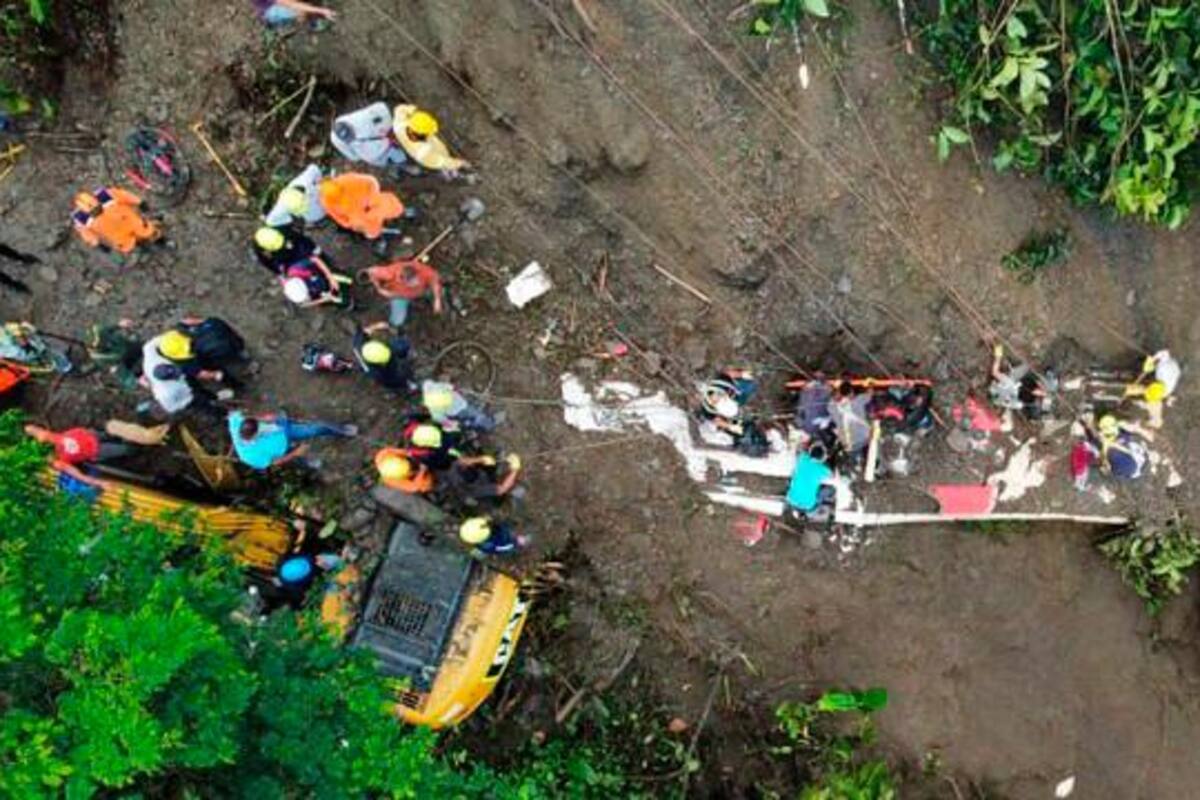 Deslizamiento de tierra en Risaralda: una niña entre las víctimas fatales