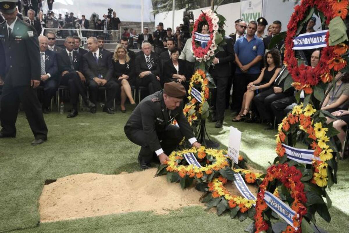 Las exequias de Peres, fallecido el miércoles a los 93 años, fueron un vibrante homenaje a uno de los fundadores del Estado de Israel. AFP MENAHEM KAHANA.