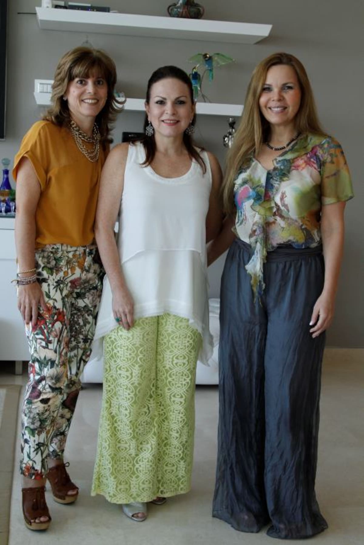 Carolina Gómez, Martha Campos y Martha Cotes.