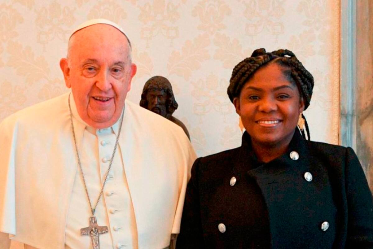 Finalizó la audiencia privada entre Francia Márquez y el Papa Francisco