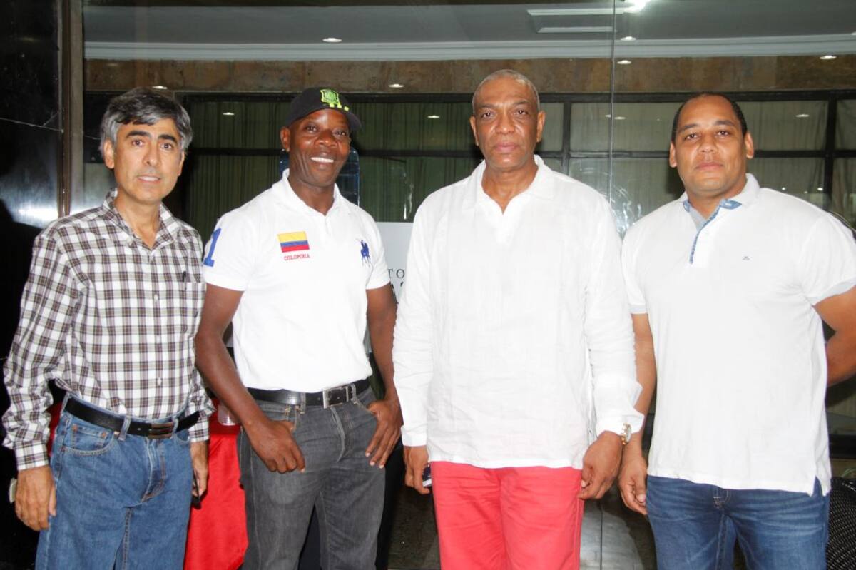 Rodolfo Payares, Reynaldo Palacios, José Altahona y José Cañadas. LUIS APARICIO-EL UNIVERSAL