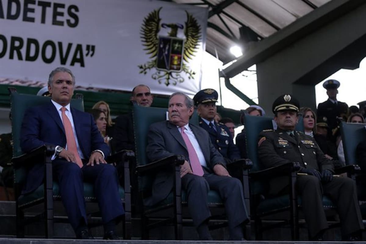 Posesión de Guillermo Botero, como nuevo ministro de Defensa. Colprensa