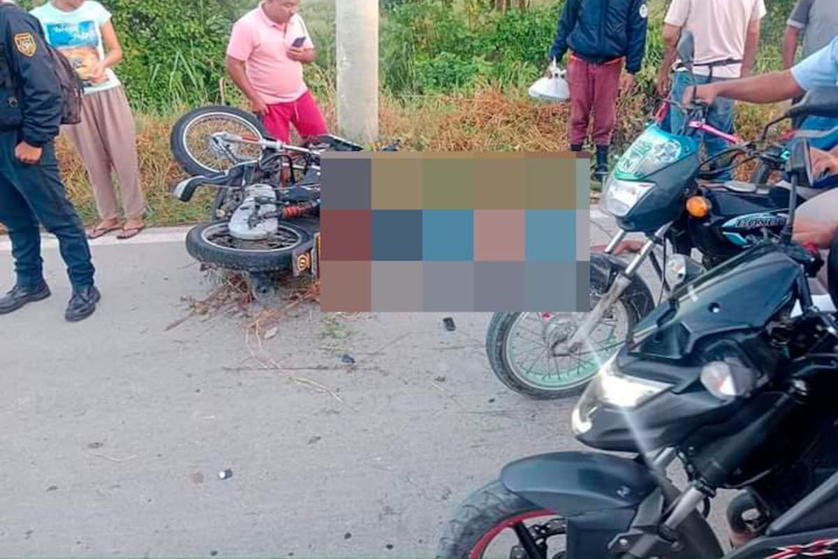 Salió de Cartagena a Santa Rosa para dar el feliz año y se mata en su moto