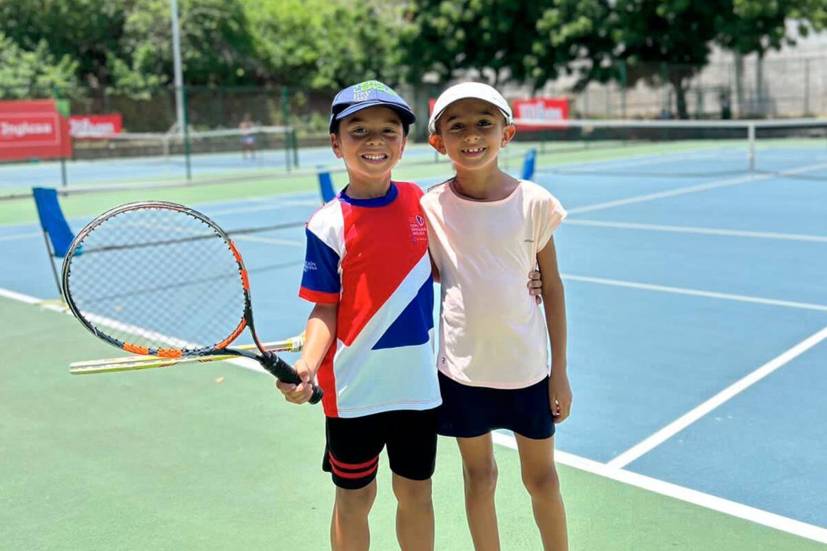 Jacob Martínez y Verónica Borge, la nueva sangre del tenis bolivarense