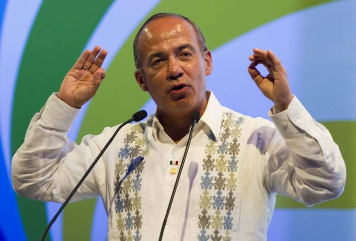 Felipe Calderón, expresidente de México. AFP LUIS ACOSTA