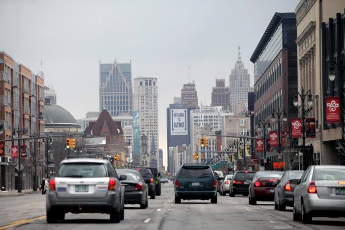 Detroit afectada por crisis económica. AFP