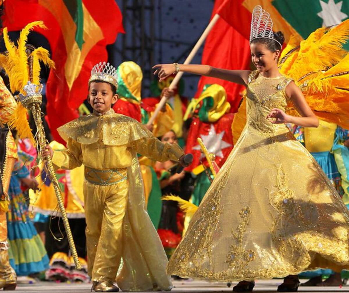 Reyes Infantiles del Carnaval 2013: Daniel Silguero y Cristina Amórtegui. JORGE PAYARES