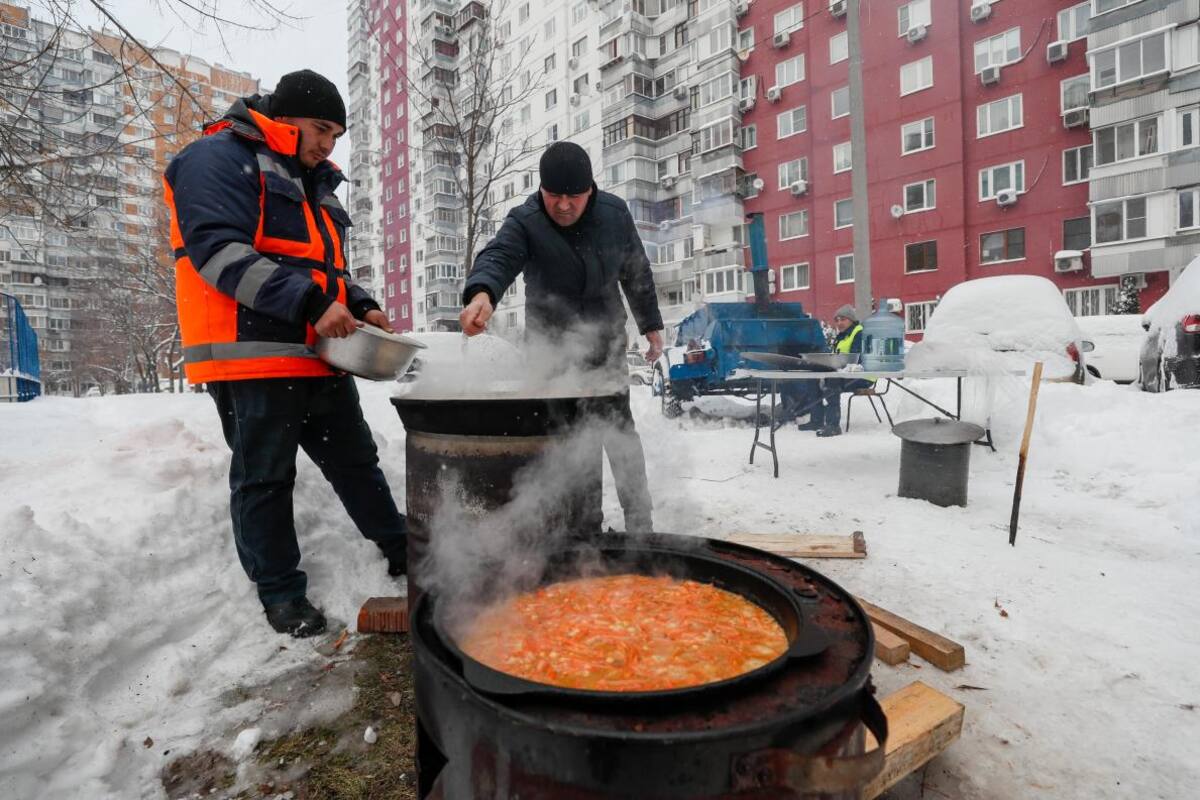 Video: así es la mayor nevada de Rusia en los últimos 50 años