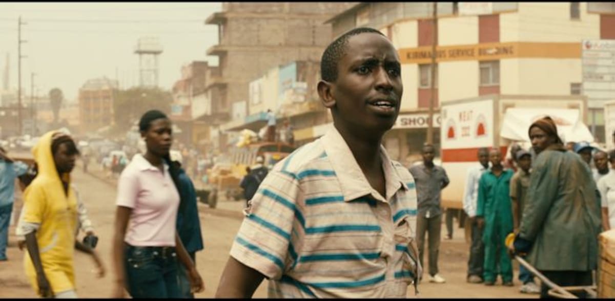 Escena del filme "Nairobi half life", que se presenta a las 4 de esta tarde en la U. de San Buenaventura. Cortesía