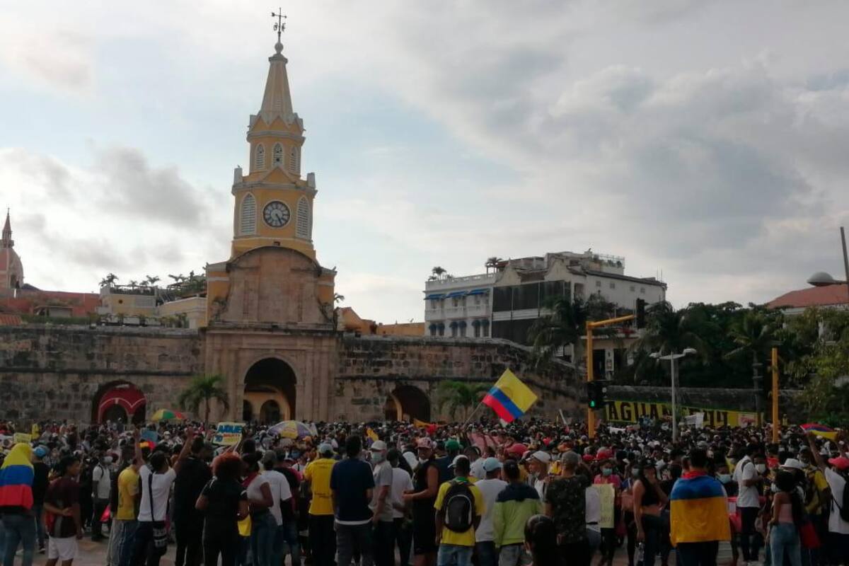 “Estamos planeando tumbar una estatua”, filtran supuesto audio en Cartagena