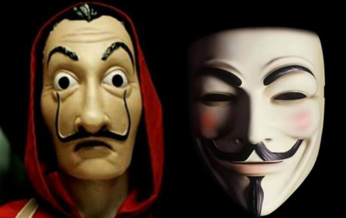 Ambas máscaras se asemejan en su origen revolucionario y su inspiración contra todo tipo de norma o sistema. Cortesía