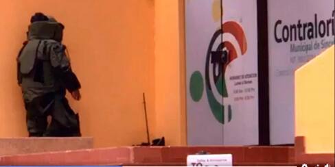 Tensión por supuesta bomba en Contraloría Municipal de Sincelejo