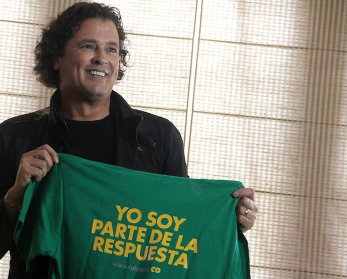 El cantante Carlos Vives es el nuevo vocero de la Marca País. COLPRENSA