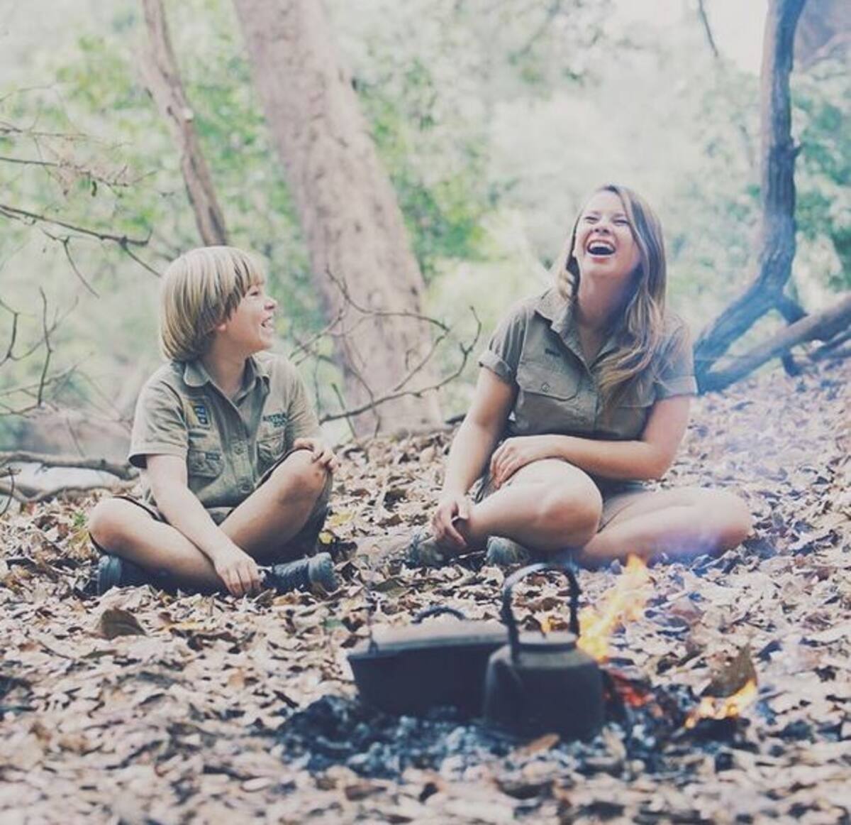 Ambos siguieron la pasión de sus padres. INSTAGRAM @bindisueirwin