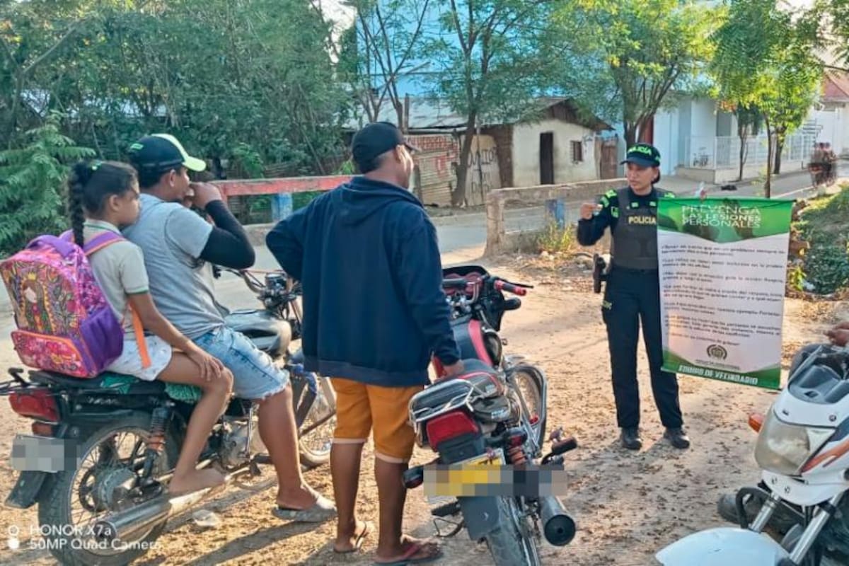Policía de Bolívar entrega recomendaciones para evitar que le roben su moto