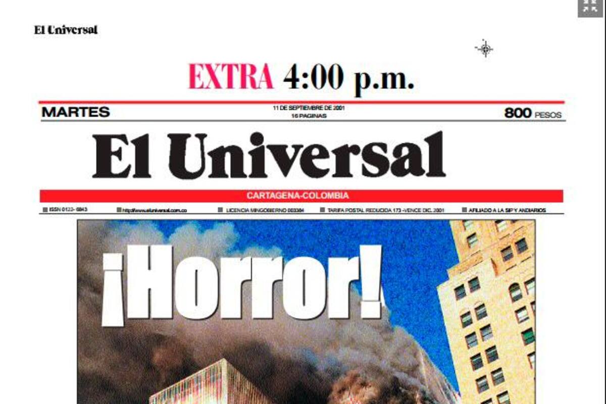 Así cubrió El Universal el atentado del 11 de septiembre de 2001
