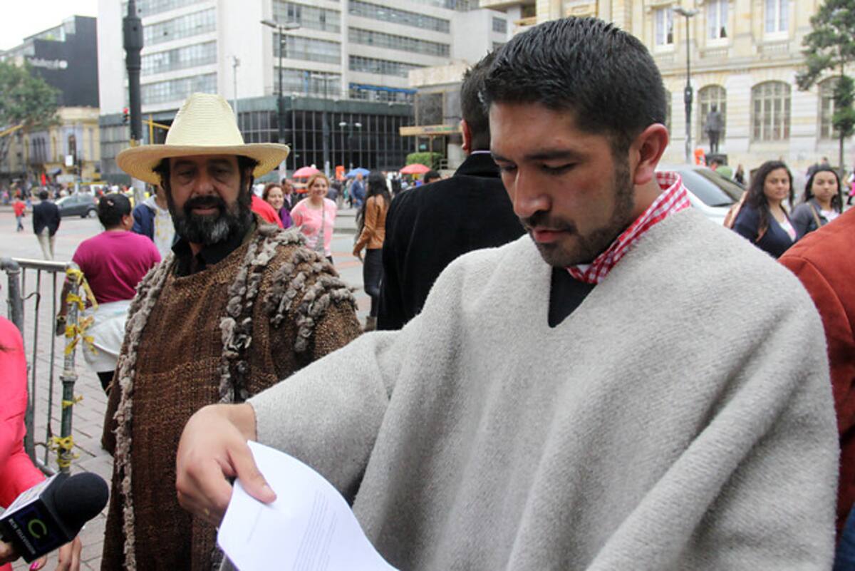César Pachón, líder campesino. COLPRENSA