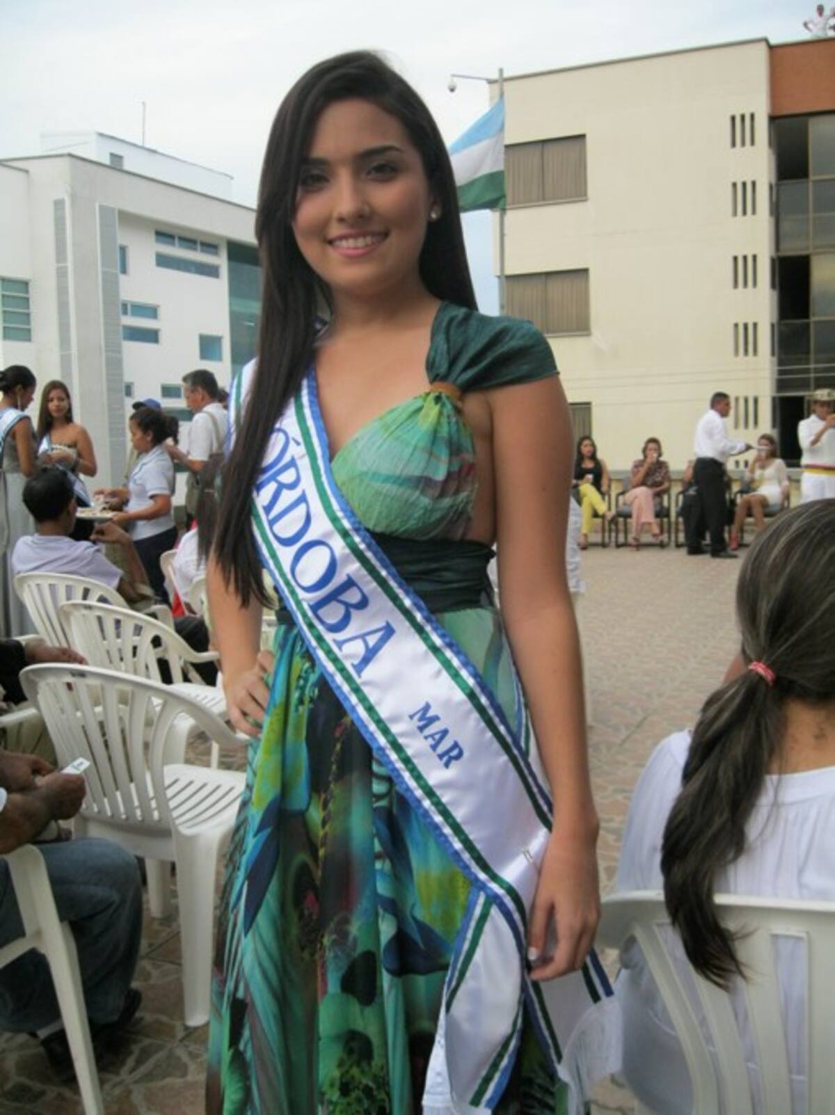 Verónica Díaz Palacios, candidata al Reinado Nacional del Mar, en Santa Marta.