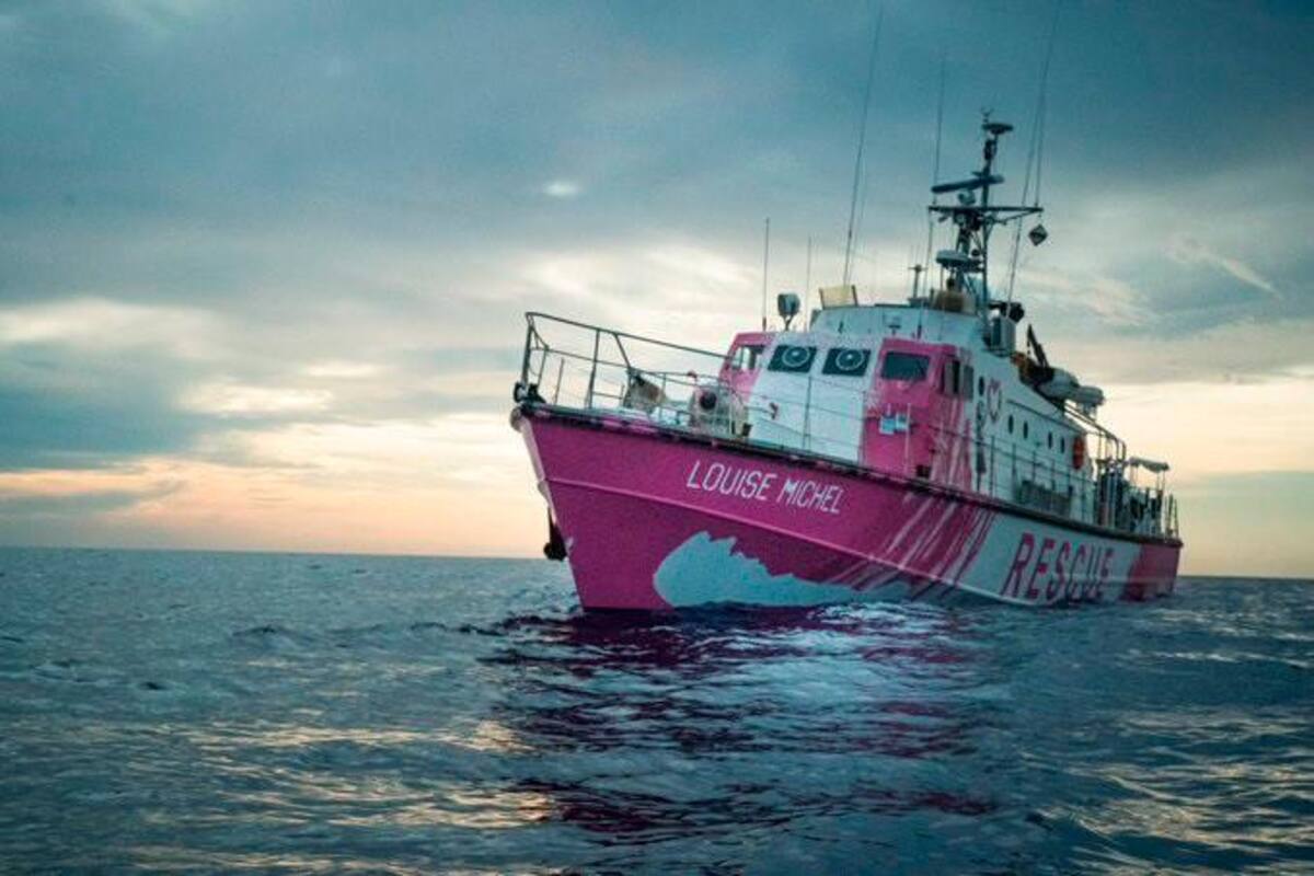 ‘Banksy’ financia barco de rescate de migrantes