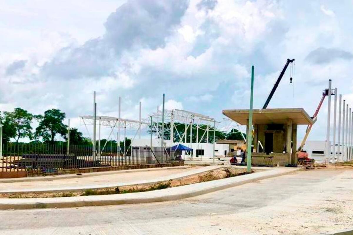 Coliseos de ferias de Arjona y Magangué, obras a paso lento