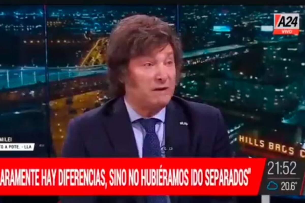 Incómodos momentos vivió Javier Milei en entrevista para la televisión