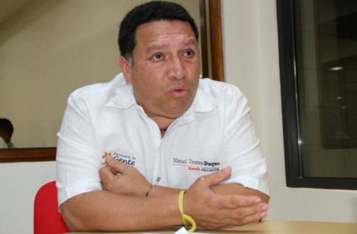 Manuel Vicente Duque, alcalde de Cartagena. ARCHIVO