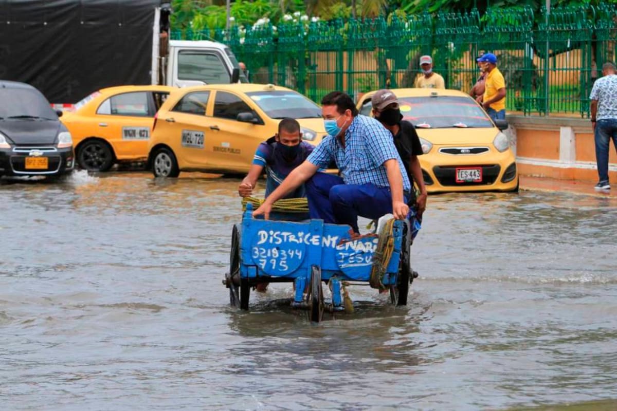 El fenómeno climático que está causando lluvias y tormentas eléctricas en Cartagena