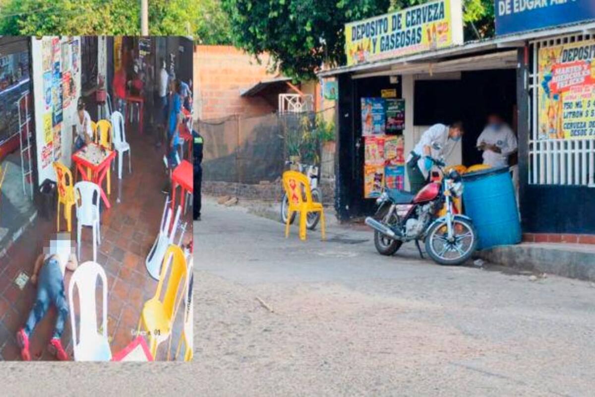 Asesinan a hombre mientras tomaba cerveza en una tienda
