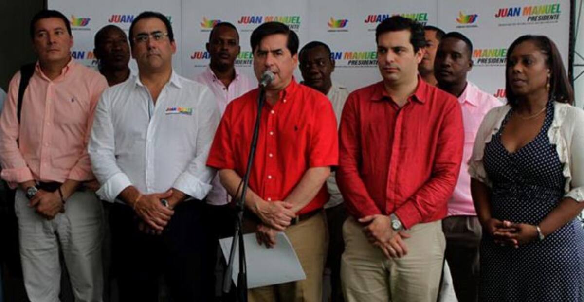 Los miembros del equipo de campaña releccionista serán los encargados del lanzamiento de "Juan Manuel Presidente" en Cúcuta. COLPRENSA