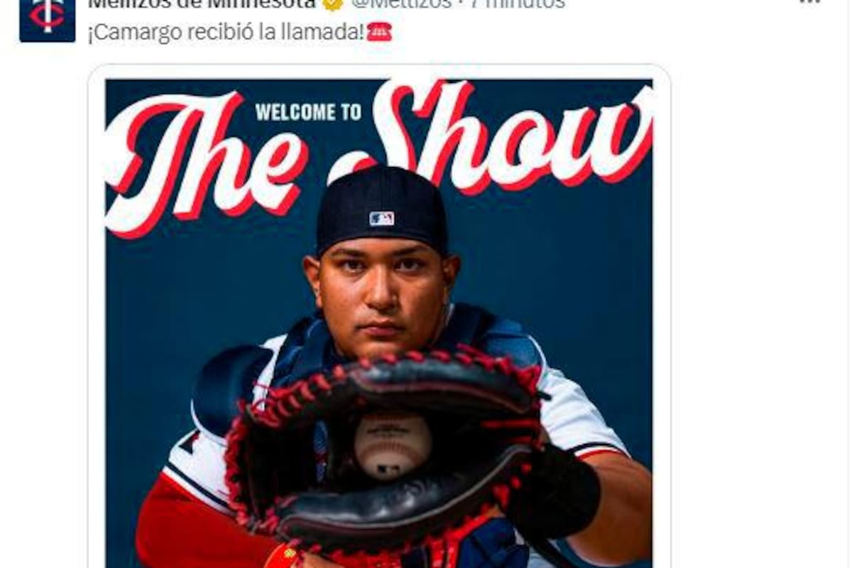 ¡Bienvenido a las Grandes Ligas! Jair Camargo fue llamado por los Mellizos