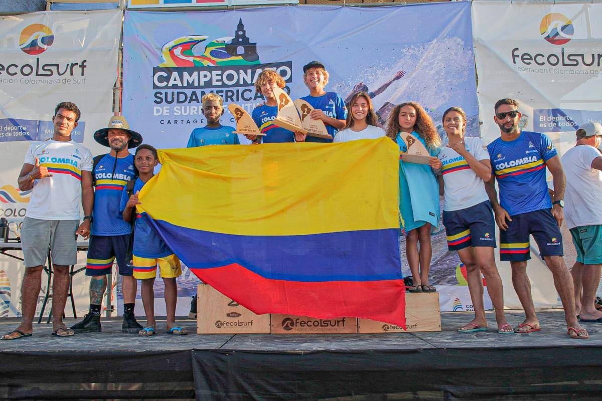 Sudamericano de surf en Cartagena: Colombia fue segundo y Perú, primero