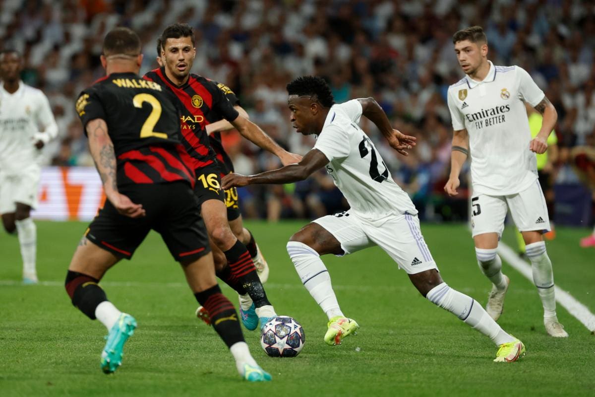 Las jugadas mágicas de Vinicius ante el Manchester City