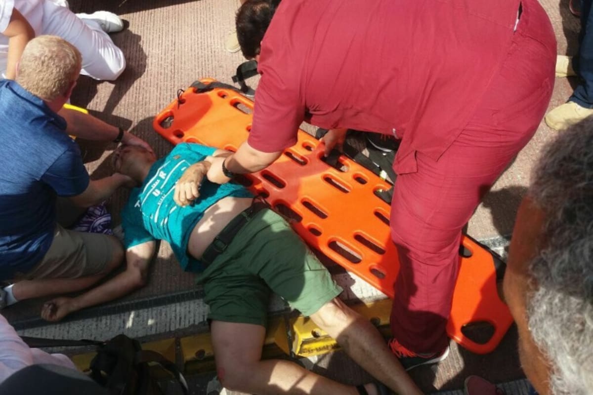 El accidente de tránsito ocurrió poco antes del mediodía de ayer. El extranjero tenía 61 años y se conoció que estaba hospedado en un hotel en Getsemaní. Quien conducía el bus de Transcaribe era Jair Díaz.