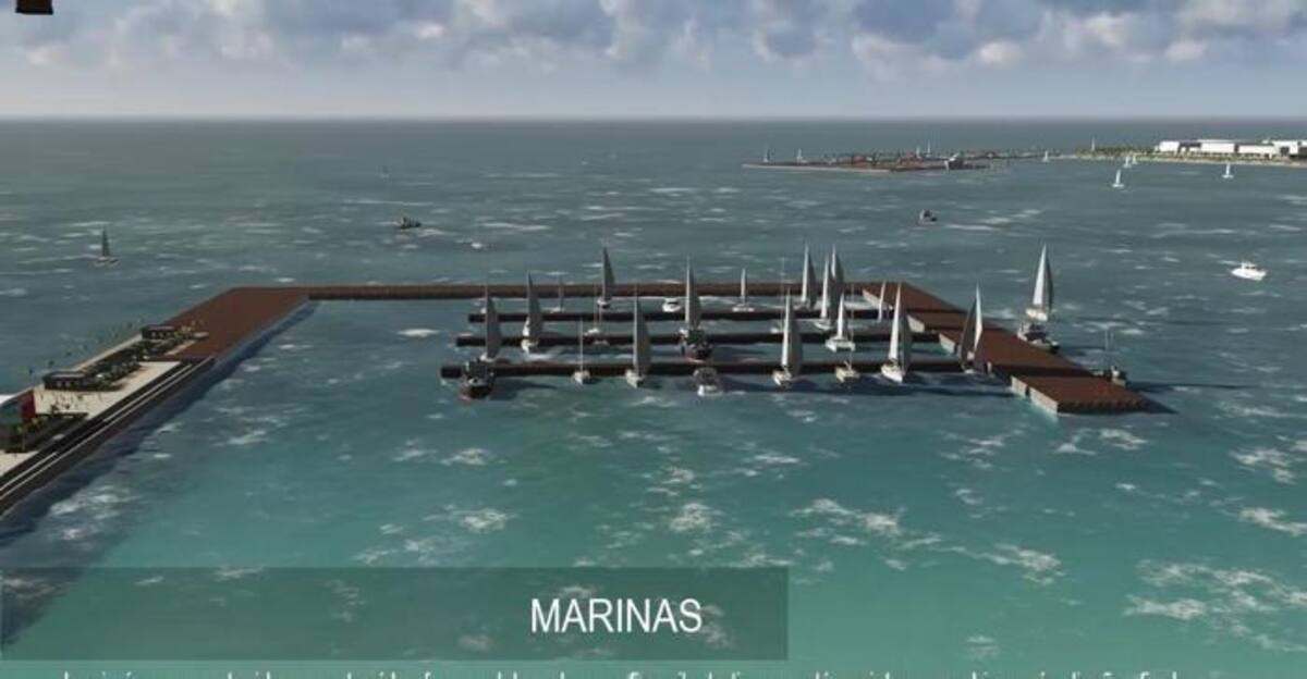 Al Paseo Turístico se articularán dos marinas.