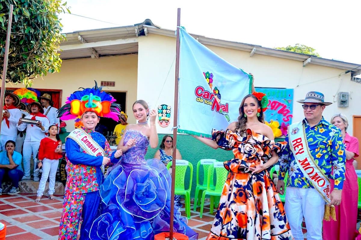 Carnaval de Barranquilla: los Reyes Infantiles izaron su bandera