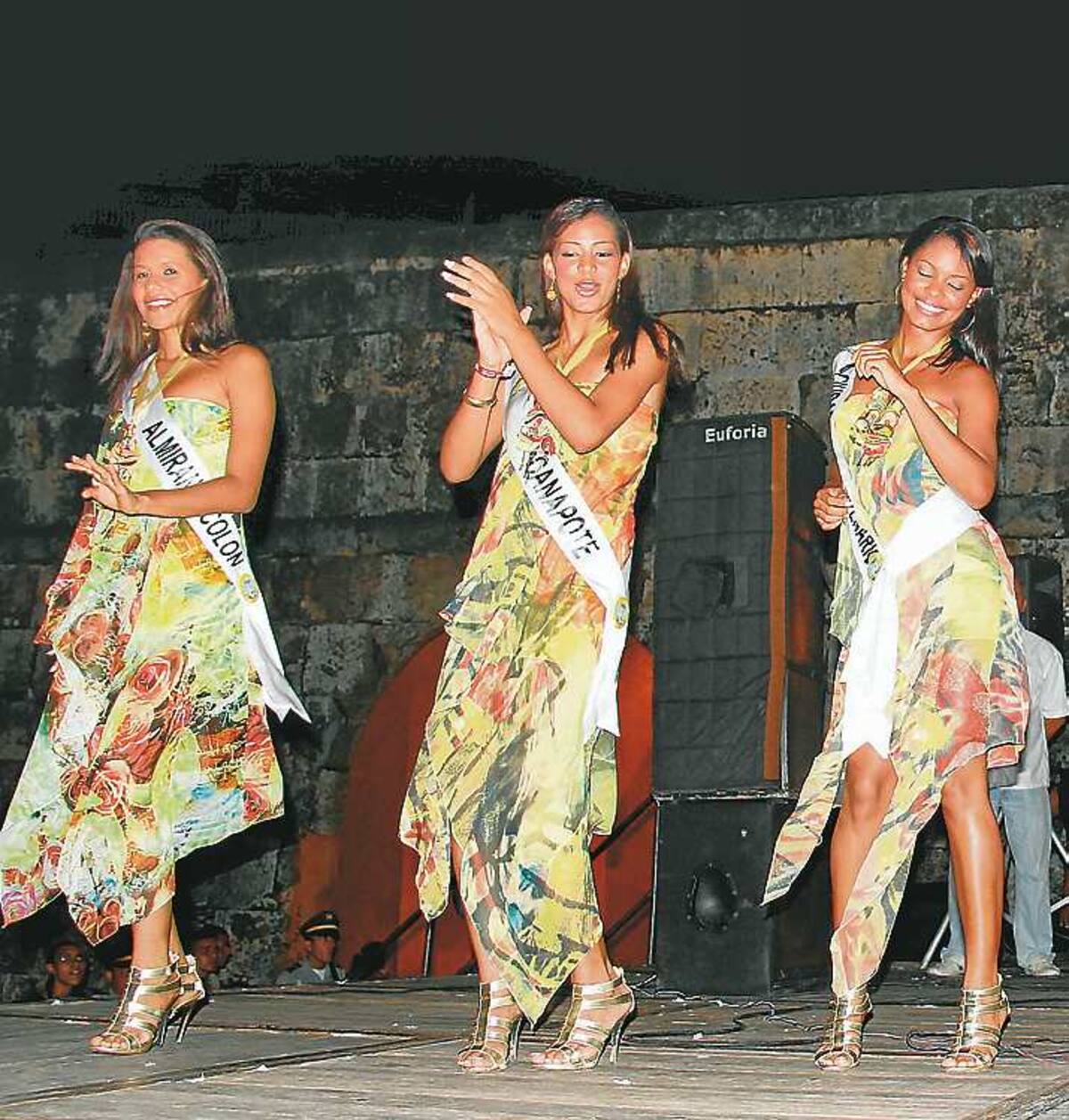 Jaqueline Torres, de Almirante Colón; Gloris Villa, de Canapote; y Aida Martínez, de Ciudad del Bicentenario.