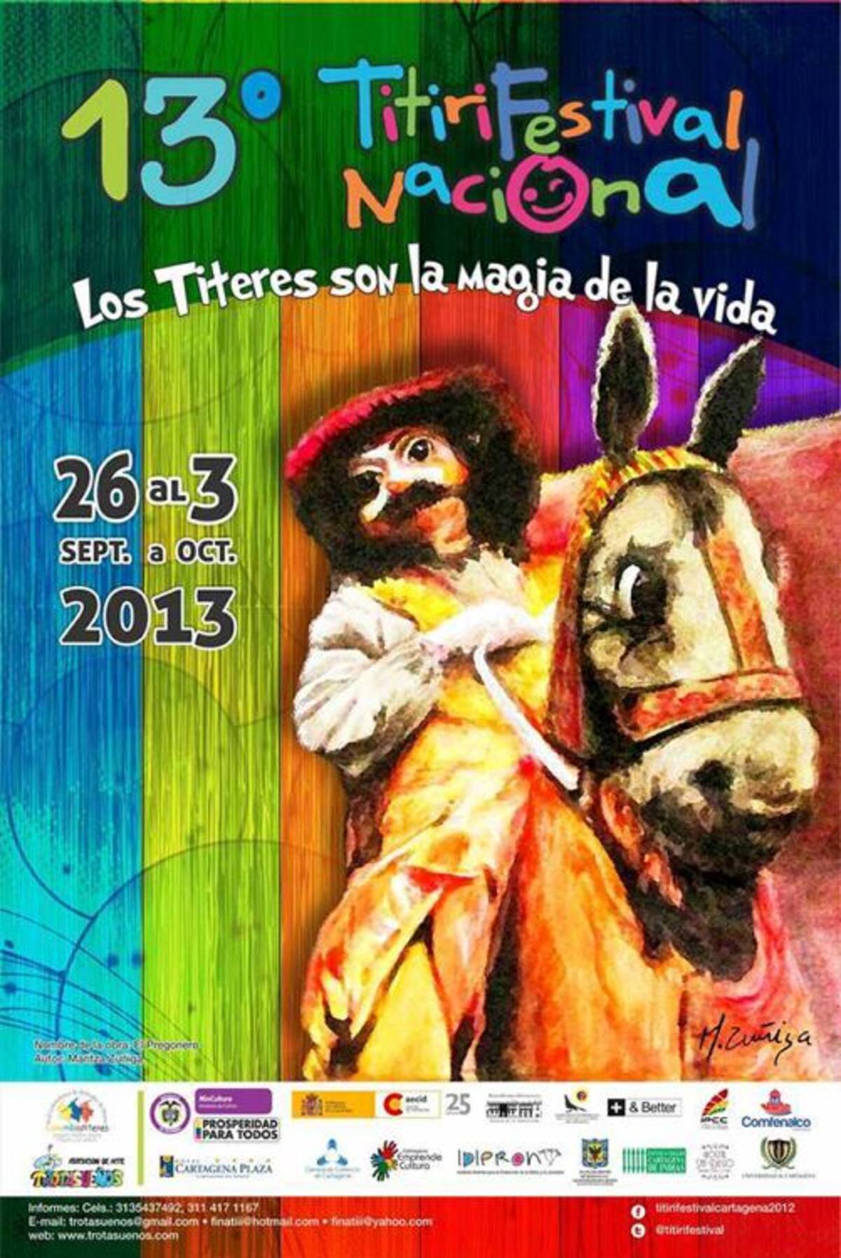 13º Titirifestival Nacional Cartagena de Indias. CORTESÍA