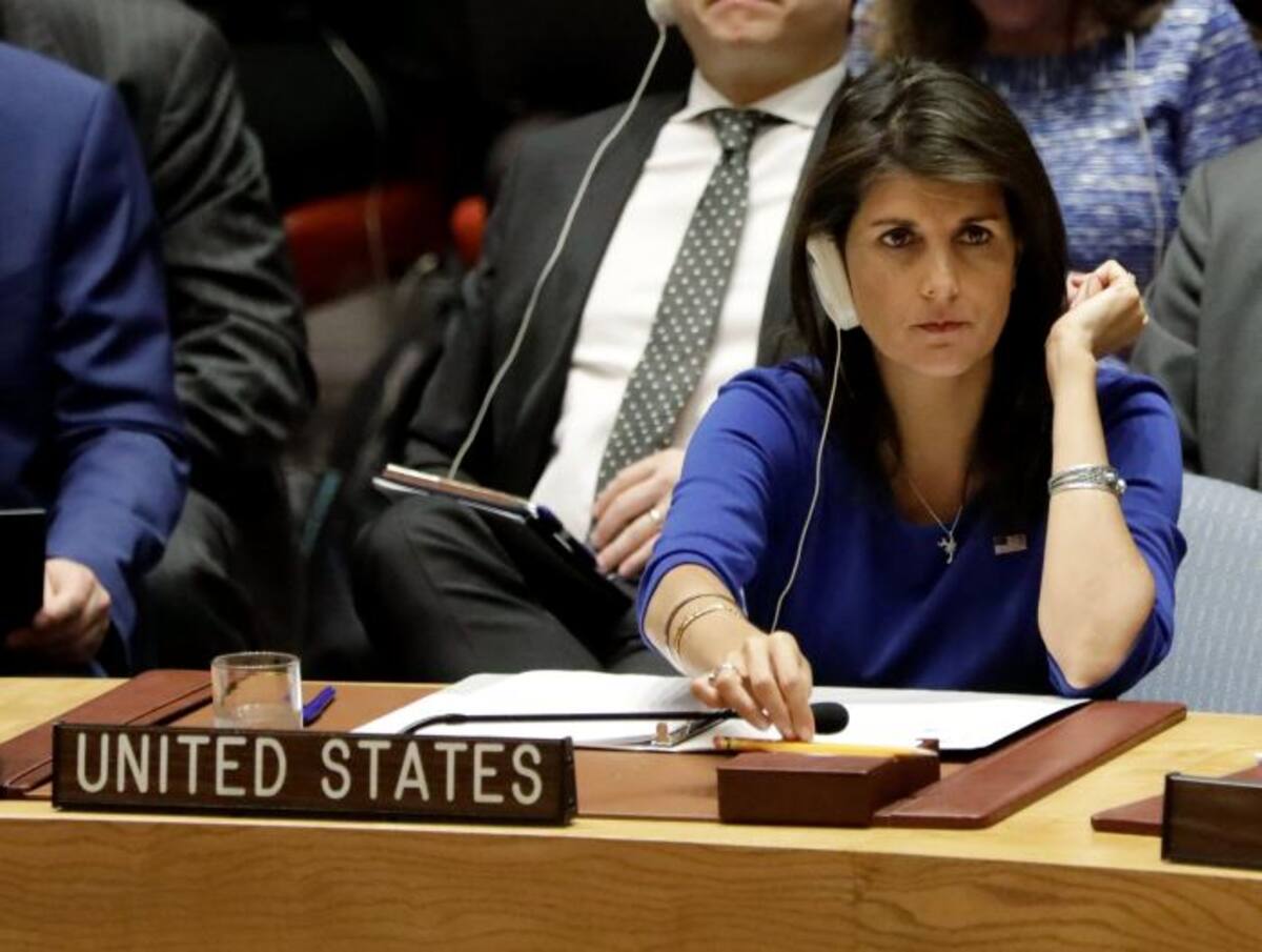 La embajadora estadounidense ante la organización, Nikki Haley. EFE