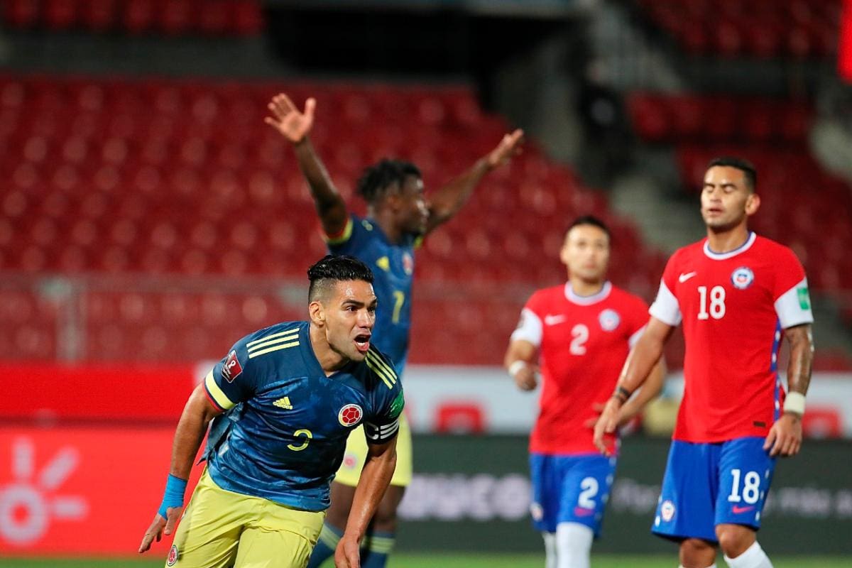 Falcao García rescata un empate para Colombia ante Chile