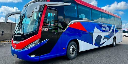 Expreso Brasilia y Marcopolo presentan nuevo bus G8