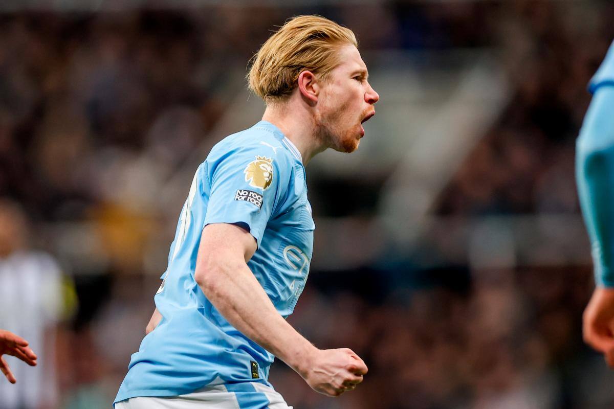 Kevin De Bruyne lideró la remontada del Manchester City ante el Newcastle