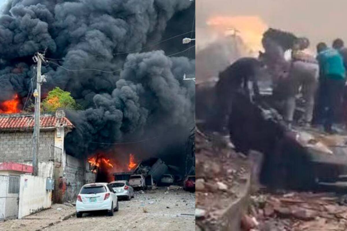 Videos: Fuerte explosión en República Dominicana deja varios muertos y heridos