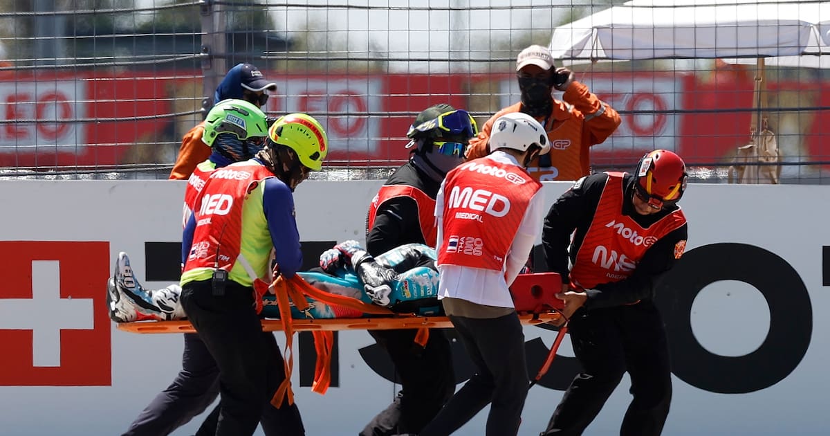 Video: Scare at the Thai GP, David Alonso suffered a shocking accident in the race