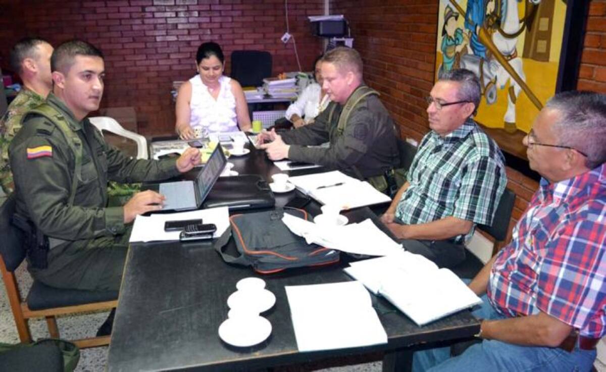 Consejo de seguridad en Colosó, Sucre. MANUEL SANTIAGO PÉREZ - EL UNIVERSAL -