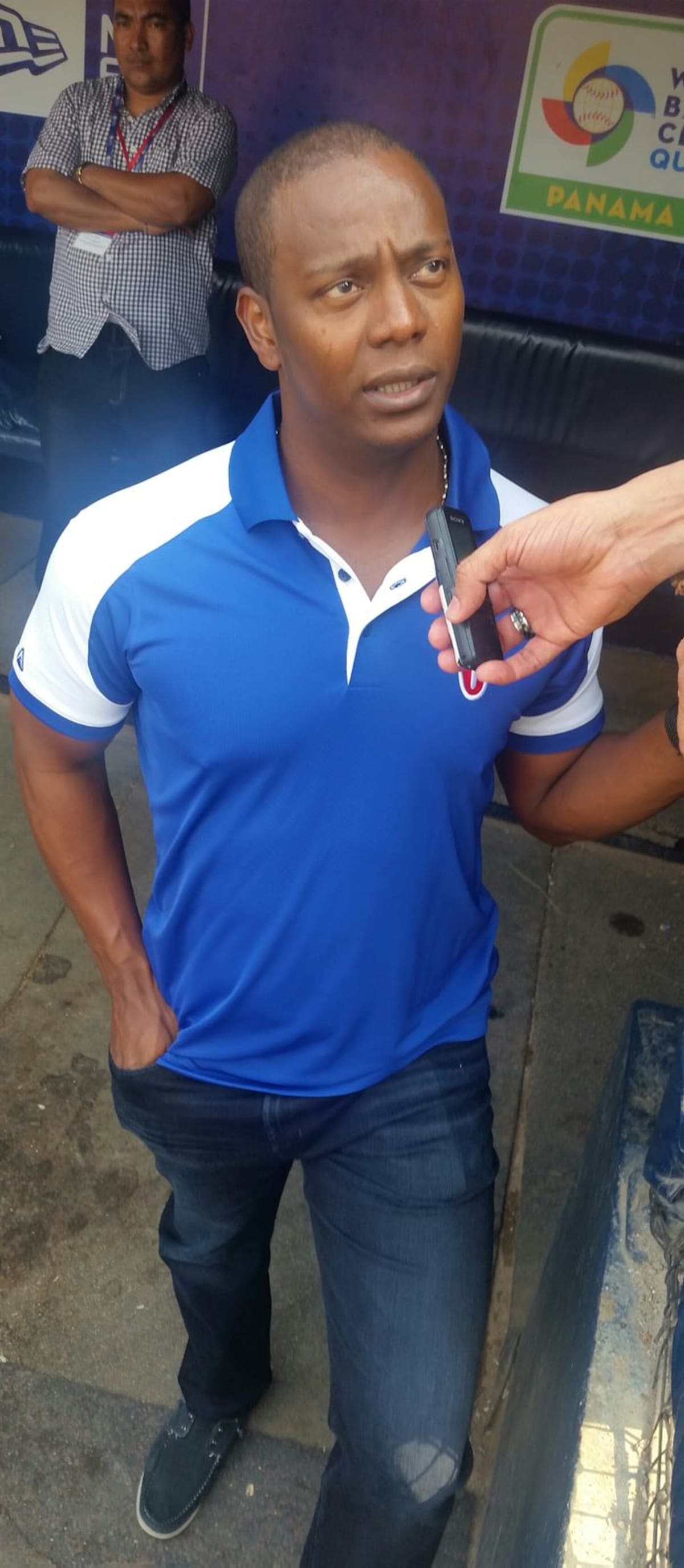 Edgar Rentería, mánager general de la Selección Colombia de Béisbol.