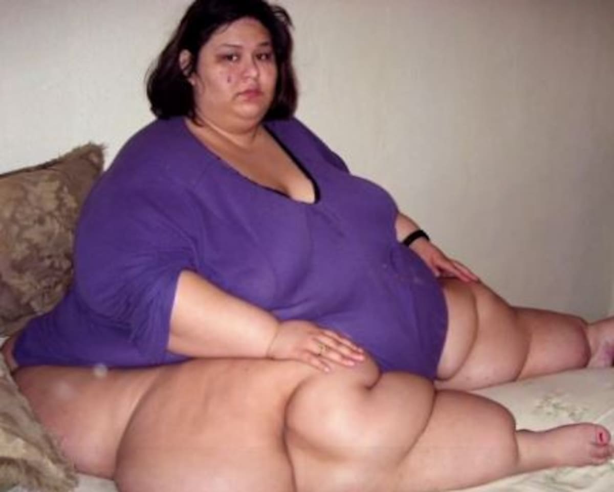 Mayra Rosales cuando pesaba casi 500 kilos. CAPTURA DE PANTALLA DEL VIDEO