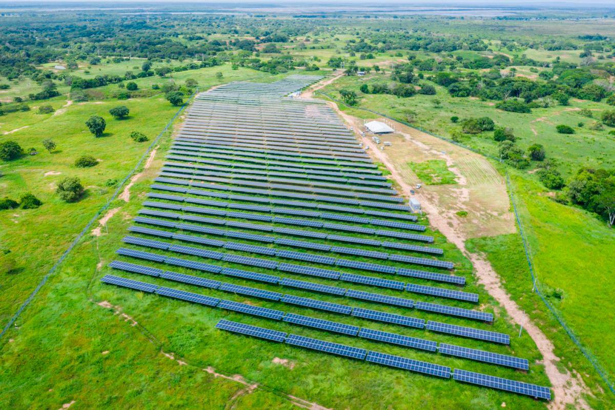 Parque Solar Canal del Dique, su primera fase ya en operación. //Cortesía