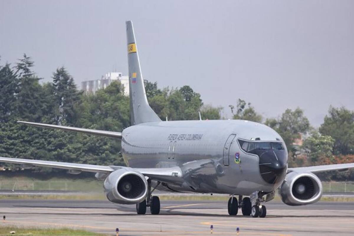 Avión de la Fuerza Aérea Colombiana. Colprensa.